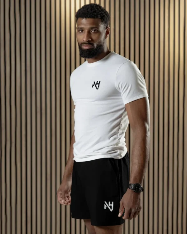 Ensemble T-shirt & shorts blanc